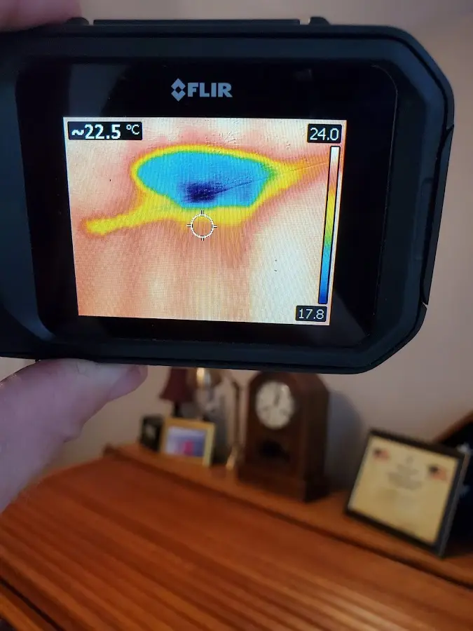 Thermal imaging inspection for water damage in Barberton